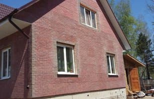 Фасадная панель "Баварская кладка (разноцветный кирпич)"